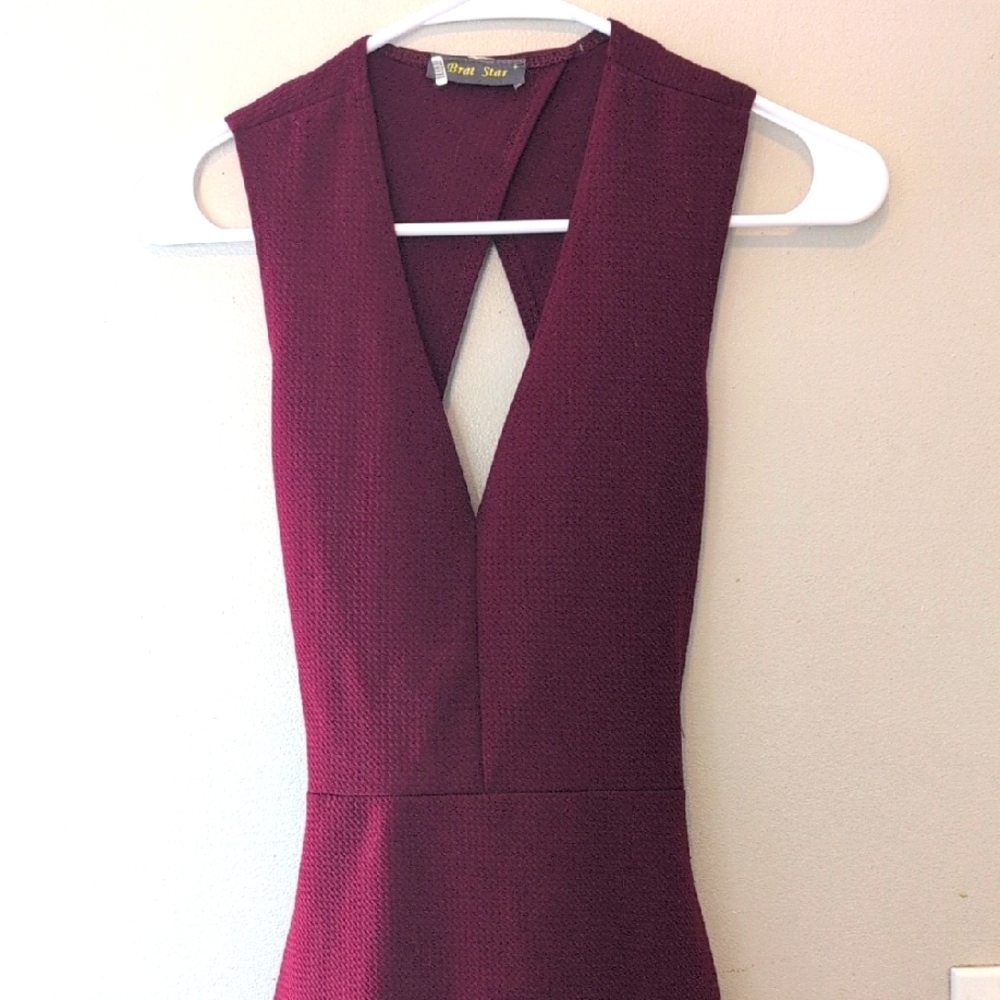 Open Back Dress